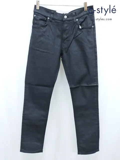 nudie jeans ヌーディージーンズ THIN FINN BLACK 2 デニムパンツ 29 ブラック 112431