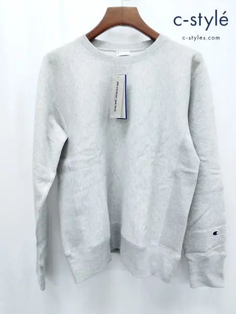 Champion チャンピオン リバースウィーブ スウェット L ライトグレー C8-H001