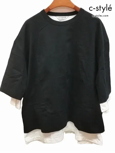 COOTIE PRODUCTIONS クーティー プロダクションズ Tシャツ M ブラック×ホワイト Cellie S/S Tee