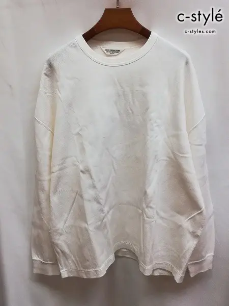 COOTIE PRODUCTIONS クーティー プロダクションズ 長袖 Tシャツ M ホワイト Heavy Honeycomb L/S Tee
