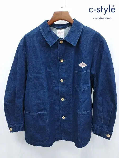 DANTON ダントン COVERALL カバーオール 42 インディゴ JD-8489 YDM