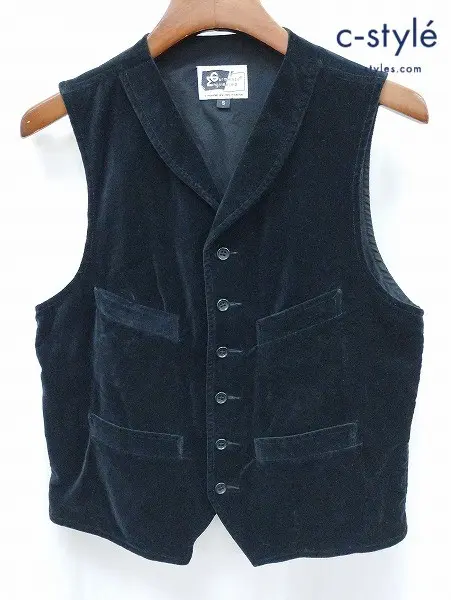ENGINEERED GARMENTS エンジニアドガーメンツ ジレ S ブラック