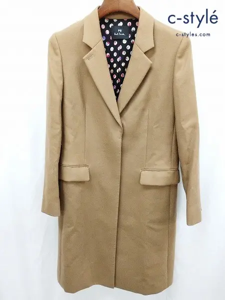Paul Smith ポールスミス チェスターコート 40 ブラウン系 YW.0104 レディース