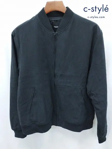 Theory セオリー OLIVARD FLUID LYOCELL ジャケット L ブラック 02-4109800-050-906