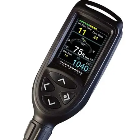 ATOMIC AQUATICS(アトミックアクアティクス) ダイビング ダイブコンピューター Atomic Cobalt 2 AIR/NITROX, Air Integrated Computer Console w 3D Digital Compass & QD Hose