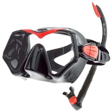 Blue Reef(ブルーリーフ) ダイビング マスク Frameless マスク & Snorkel Package