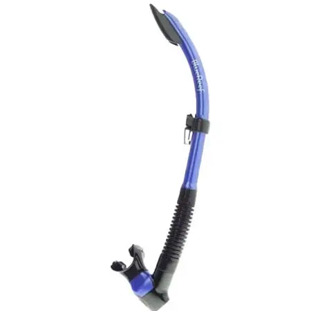 Blue Reef(ブルーリーフ) ダイビング シュノーケル Tiara 2 Flex ブラック Silicone シュノーケル