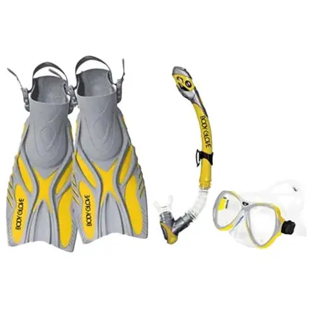 BODY GLOVE(ボディーグローブ) ダイビング フィン Lucent XP Mask Snorkel and フィン セット