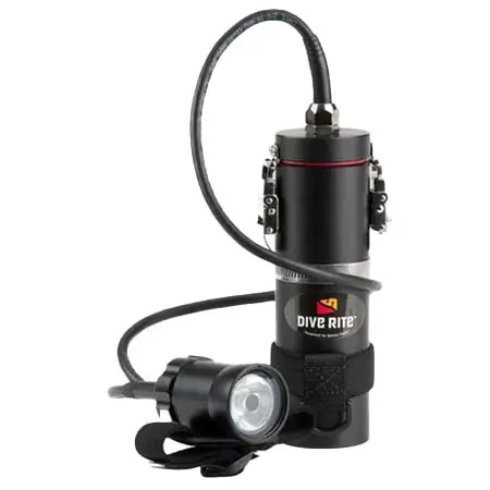 ダイブライト(Dive Rite) ダイビング 水中ライト RX10 Slimline LED Complete Lighting System