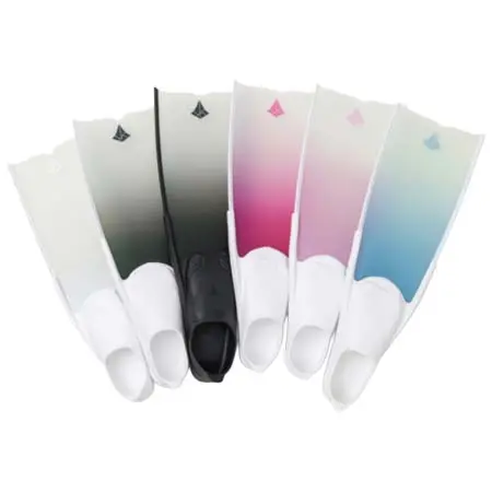 DoubleK(ダブルケー) ダイビング フィン White-tip Diffuse Short Fin (40 cm)