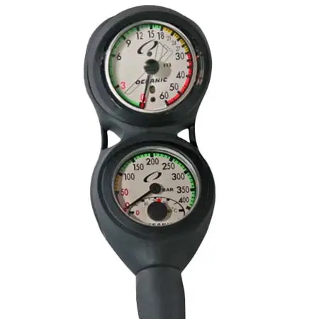 OCEANIC(オーシャニック) ダイビング ゲージ 200-ft Maxdepth Three Gauge Navcon SWIV Console “Metric”