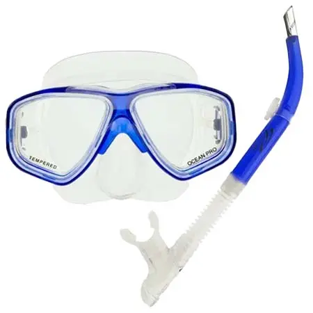 Oceanpro(オーシャンプロ) ダイビング マスク Eclipse Adult Mask and Snorkel Set