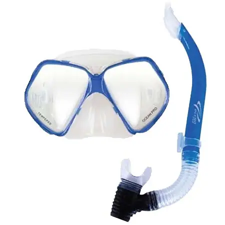 Oceanpro(オーシャンプロ) ダイビング マスク Bat Adult Mask and Snorkel Set