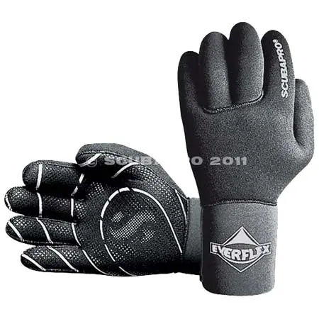 SCUBAPRO(スキューバプロ) ダイビング グローブ Everflex Gloves 3mm, Black