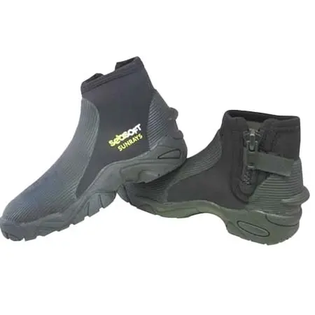 SEASOFT(シーソフト) ダイビング ブーツ Sunray 3mm Low Cut Boots with Zipper