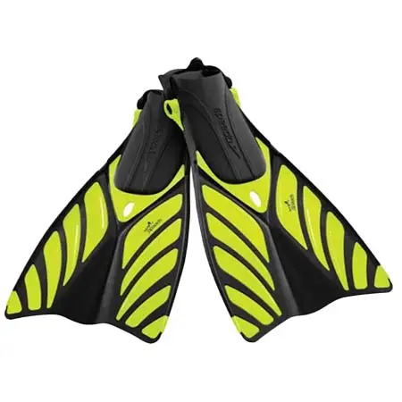 Speedo(スピード) ダイビング フィン Hydroflight Fins, UV Yellow