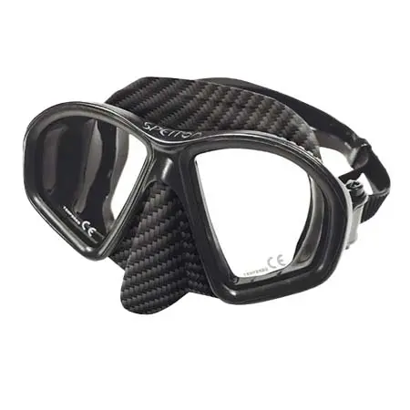 Spetton(スペットン) ダイビング マスク Mattblack Silicone ダイビングマスク
