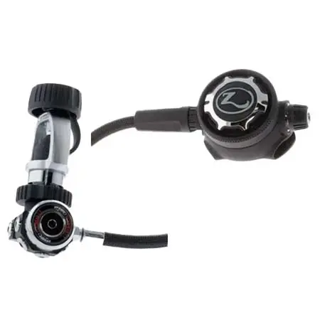 Zeagle(ジーグル) ダイビング レギュレーター ZX Flathead LT Regulator, DIN with DIN to Yoke Adapter
