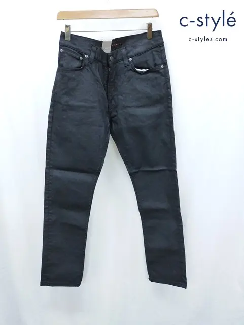 nudie jeans ヌーディージーンズ THIN FINN BACK 2 BLACK デニムパンツ 32 ブラック