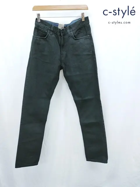 nudie jeans ヌーディージーンズ THIN FINN REPAIRED VINTAGE デニムパンツ 31 グリーン系