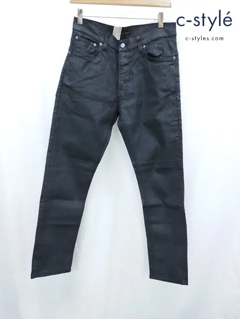 nudie jeans ヌーディージーンズ THIN FINN BACK 2 BLACK デニムパンツ 33 ブラック
