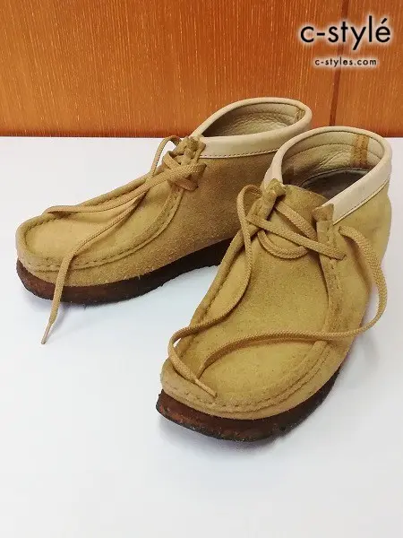 Clarks クラークス WALLABEE BOOTS ブーツ 6・1/2 M ベージュ系