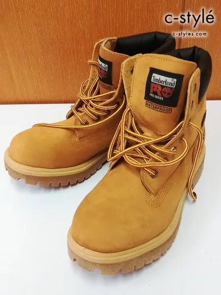 Timberland ティンバーランド PRO WATER PROOF BOOTS ブーツ 9 キャメル 65016