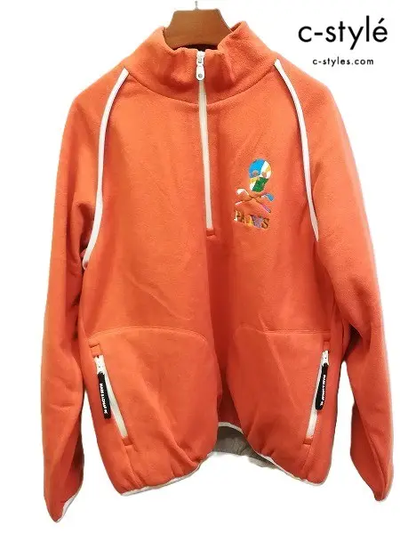 MARK&LONA マーク&ロナ フリース 50 オレンジ doc Alpine Fleece 1/4 Zip Top MLM-2C-AC04
