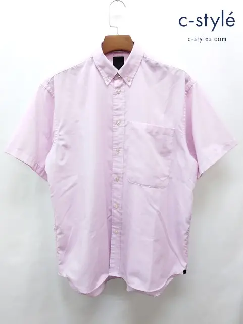 DAIWA PIER39 ダイワピアサーティナイン シャツ S ピンク TECH BUTTON DOWN SHIRTS S/S OX BE-84024