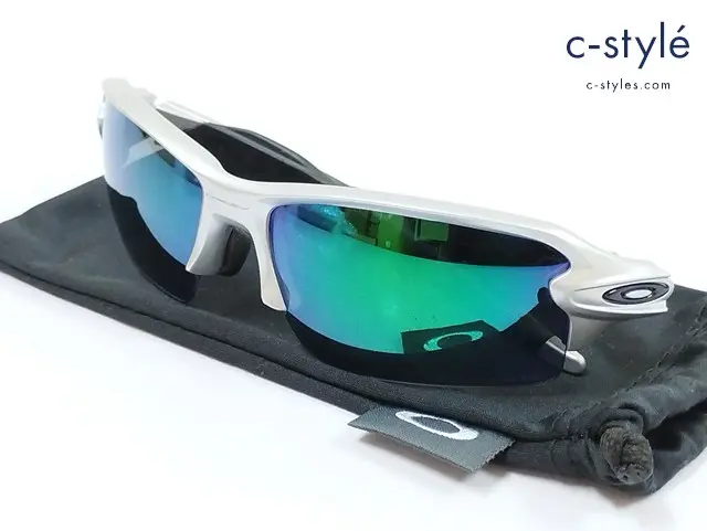 OAKLEY オークリー サングラス 61□12 133 シルバー×ブラック Flak 2.0 OO9271-02