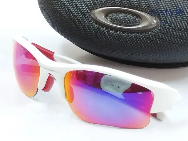 OAKLEY オークリー サングラス ホワイト×レッド Flak Jacket XLJ