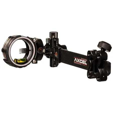 Axcel(アクセル) アーチェリー サイト Axcel Armortech Lite Carbon Pro Sight w/ 41mm Scope .010″ 4 Pin