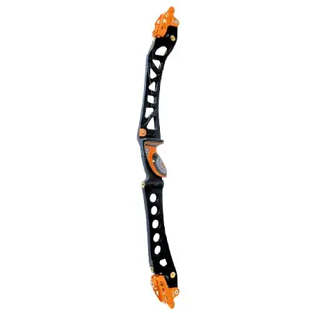 Gillo(ジッロ) アーチェリー ハンドル Gillo GT 31″ ILF Recurve Riser (Black with Gold Pockets)