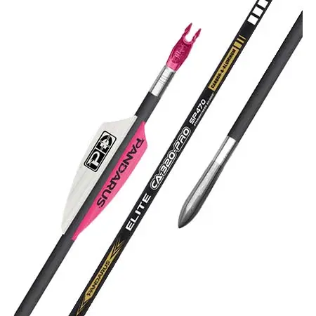 Pandarus Archery(パンダロスアーチェリー) アーチェリー シャフト CA-320 PRO テーパードシャフト（ステンレスポイント付き）