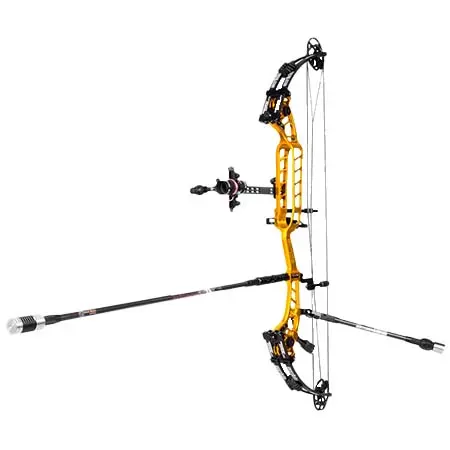 Sanlida Archery(サンリダアーチェリー) アーチェリー コンパウンドボウ 40インチ ヒーロー 10 II ターゲット コンパウンドボウキット ゴールド（フレキシブルドローウォールエディション）