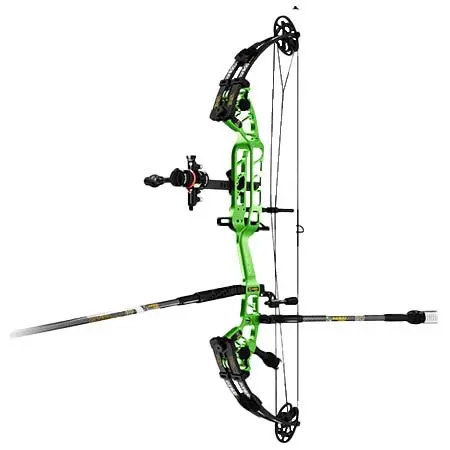 Sanlida Archery(サンリダアーチェリー) アーチェリー コンパウンドボウ 37インチ ヒーロー 10 II ターゲット コンパウンドボウキット グリーン (フレキシブルドローウォールエディション)