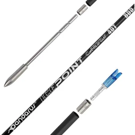 Sharrow Archery(シャロウアーチェリー) アーチェリー 羽根付き矢 40T カーボン矢 -199-001 12個