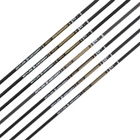SKYLON ARCHERY(スカイロンアーチェリー) アーチェリー 羽根付き矢 シャフト | SKYLON Preminens – カーボン – 12本パック
