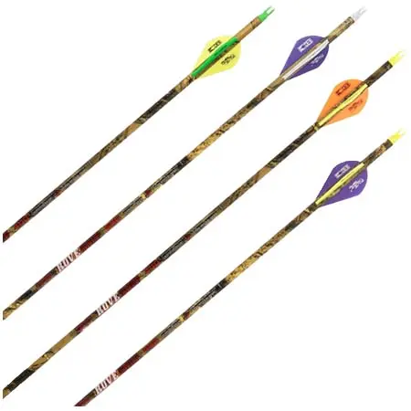 SKYLON ARCHERY(スカイロンアーチェリー) アーチェリー 羽根付き矢 Complete arrow | SKYLON Rove – Carbon – factory fletched – Pack of 12