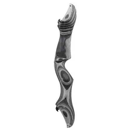 TradTech Archery(トラッドテックアーチェリー) アーチェリー ハンドル Tradtech Trident II ILF Recurve Riser (Gray Wood)
