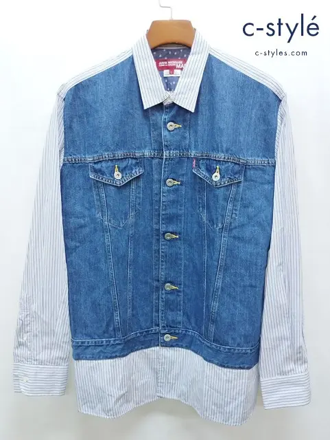 JUNYA WATANABE MAN×LEVI’S ジュンヤワタナベマン×リーバイス シャツ L インディゴ系 WE-B015