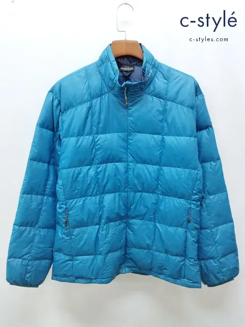 mont-bell モンベル ジャケット XL ブルー U.L.ダウンコンシールジップ 1101376