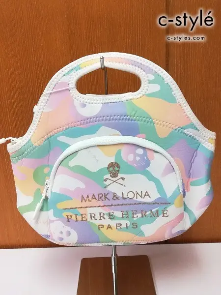 MARK&LONA×PIERRE HERM PARIS バッグ マルチカラー 迷彩 MLS-3A-SB99NV