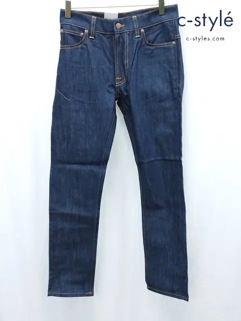 nudie jeans ヌーディージーンズ THIN FINN DRY ECRU EMBO デニムパンツ 29 インディゴ 110268