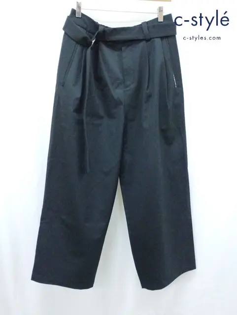F/CE. エフシーイー WATERPROOF TECH WOOL WIDE PANTS L ブラック FPA03242U0001