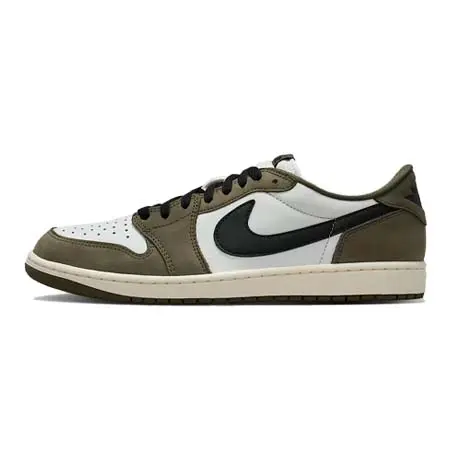 AIR JORDAN(エアジョーダン) エア ジョーダン 1 レトロ LOW “Medium Olive and Summit White” HQ6998-200