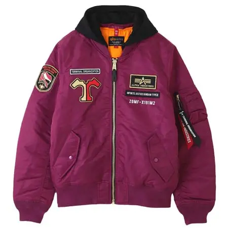 ALPHA INDUSTRIES(アルファインダストリーズ) STRICT-G ALPHA『機動戦士ガンダム SEED FREEDOM』MA-1 NATUS アスラン・ザラモデル 7975252005