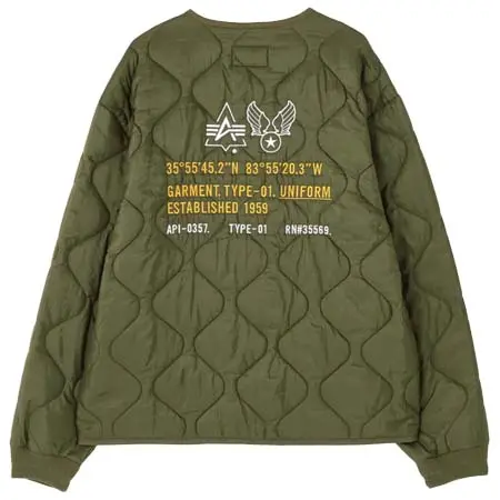 ALPHA INDUSTRIES(アルファインダストリーズ) ALS/92 RELAXED DECO LINER 7976152021