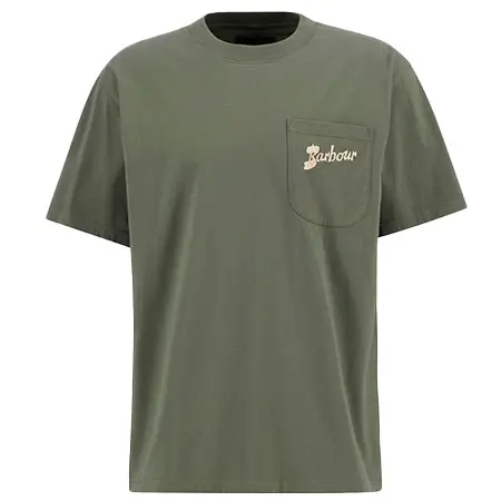 Barbour(バブアー) LinksオーバーサイズグラフィックTシャツ 261MTS1556
