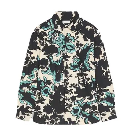 Dries Van Noten(ドリスヴァンノッテン) ルーズ刺繍入りシャツ 261-020735-3352